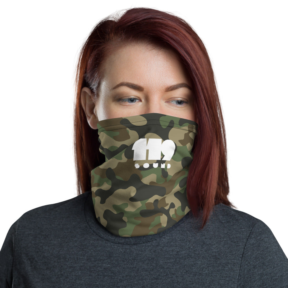 Boise State University Broncos Neck Gaiter Camo Green Youth