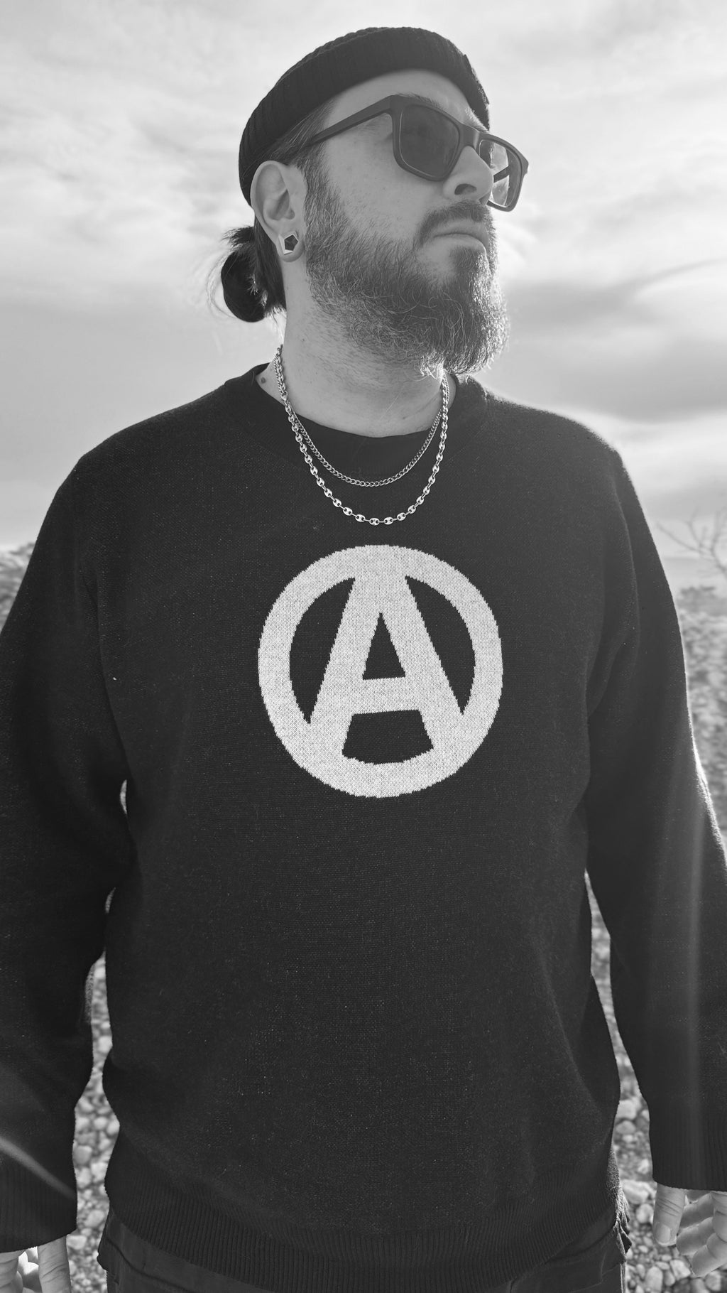 Anarchism Knitted Sweater