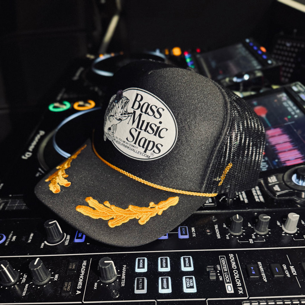Bass Music Slaps Foam Front Trucker Caps