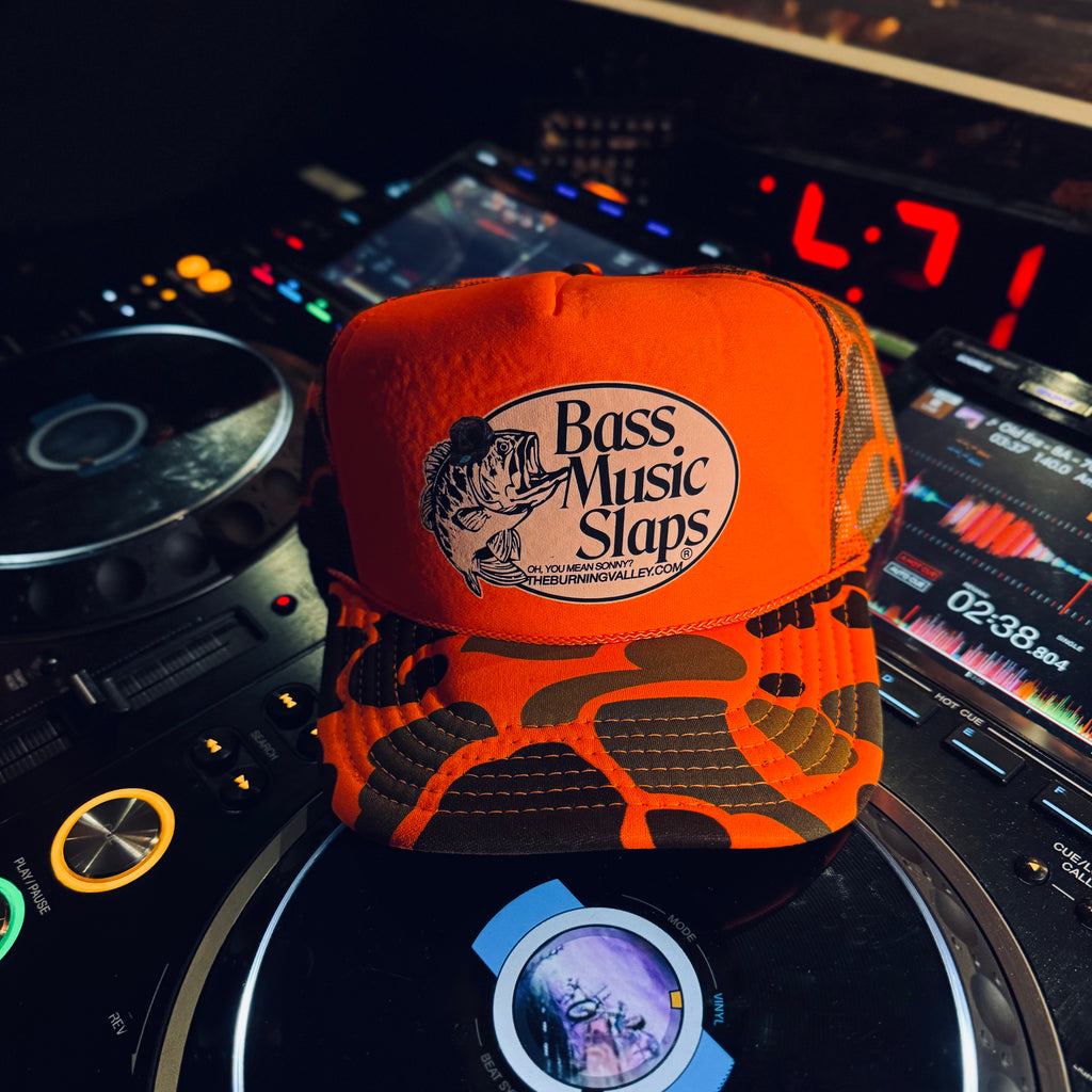 Bass Music Slaps Foam Front Trucker Caps
