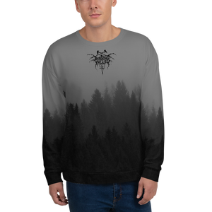 Black Metal All Over Print Sweatshirt